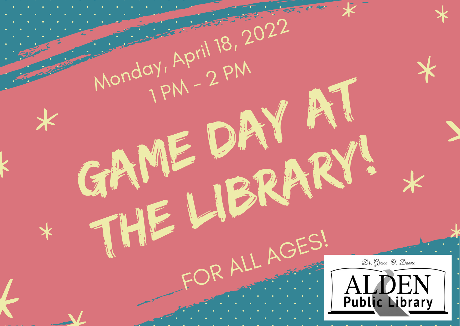 Alden Public Library Dr. Grace O. Doane Alden Public Library