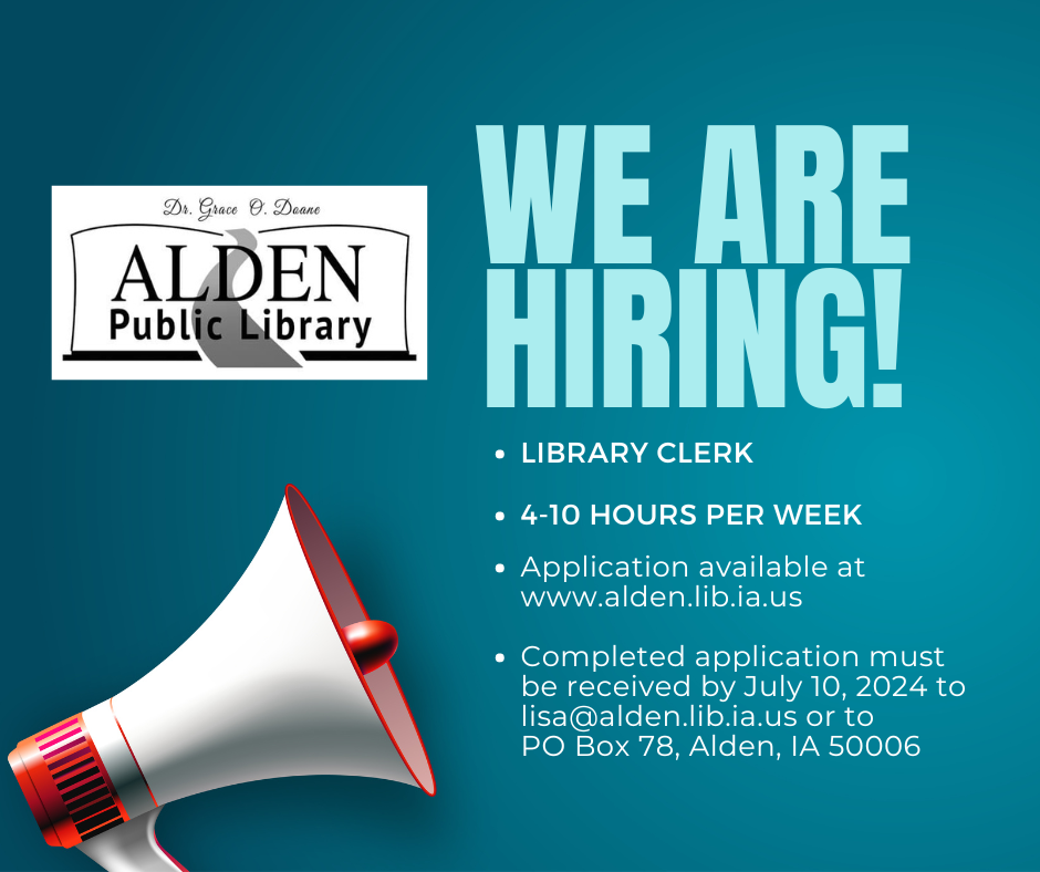 Alden Public Library Dr. Grace O. Doane Alden Public Library